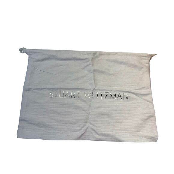 Stuart Weitzman MaryMid Slate Suede Square Chunky Heel Shoe 6.5 NEW in Box - Picture 2 of 12